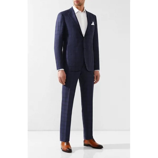 Костюм из смеси шерсти и шелка Kiton
