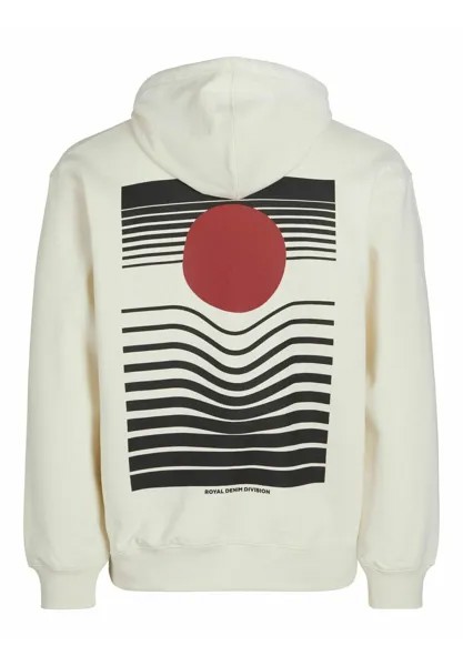 Джемпер с капюшоном R.D.D. ROYAL DENIM DIVISION, цвет Egret