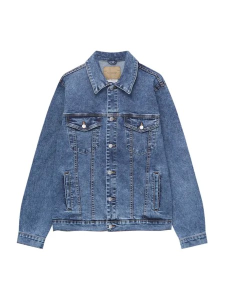 Межсезонная куртка Pull&Bear, синий