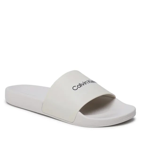 Шлепанцы Calvin Klein PoolSlide Rubber, серый