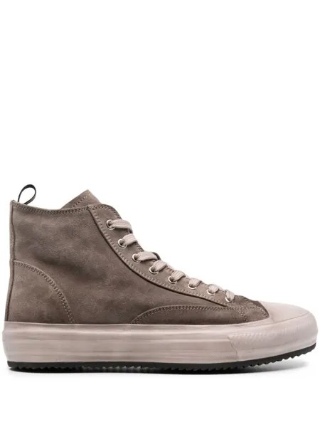 Officine Creative высокие кеды Mes 011, коричневый