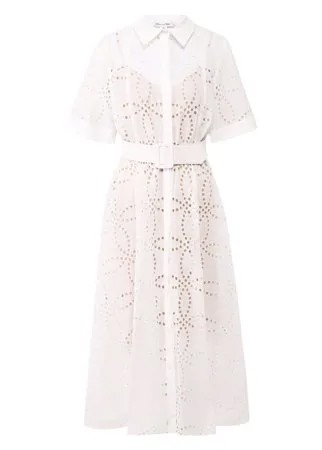 Хлопковое платье Oscar de la Renta