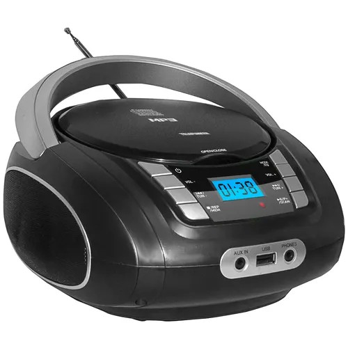 Магнитола TELEFUNKEN TF-CSRP3448, зеленый