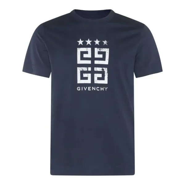 Футболка мужская синяя Givenchy, синий