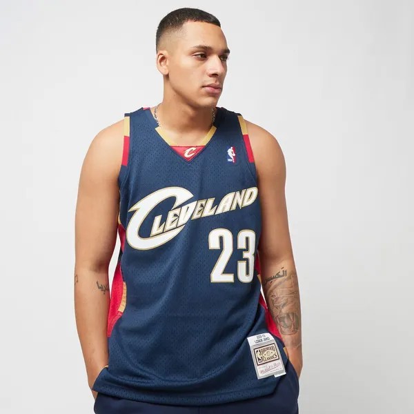 Майка NBA Swingman Jersey Cleveland Cavaliers 2008-09 Lebron James Mitchell & Ness, цвет navy