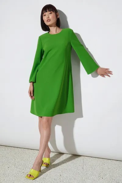 Струящееся мини-платье LUISA CERANO, цвет bold green