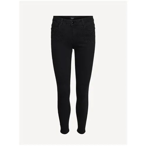 Vero Moda, брюки женские, Цвет: черный, размер: XS/30