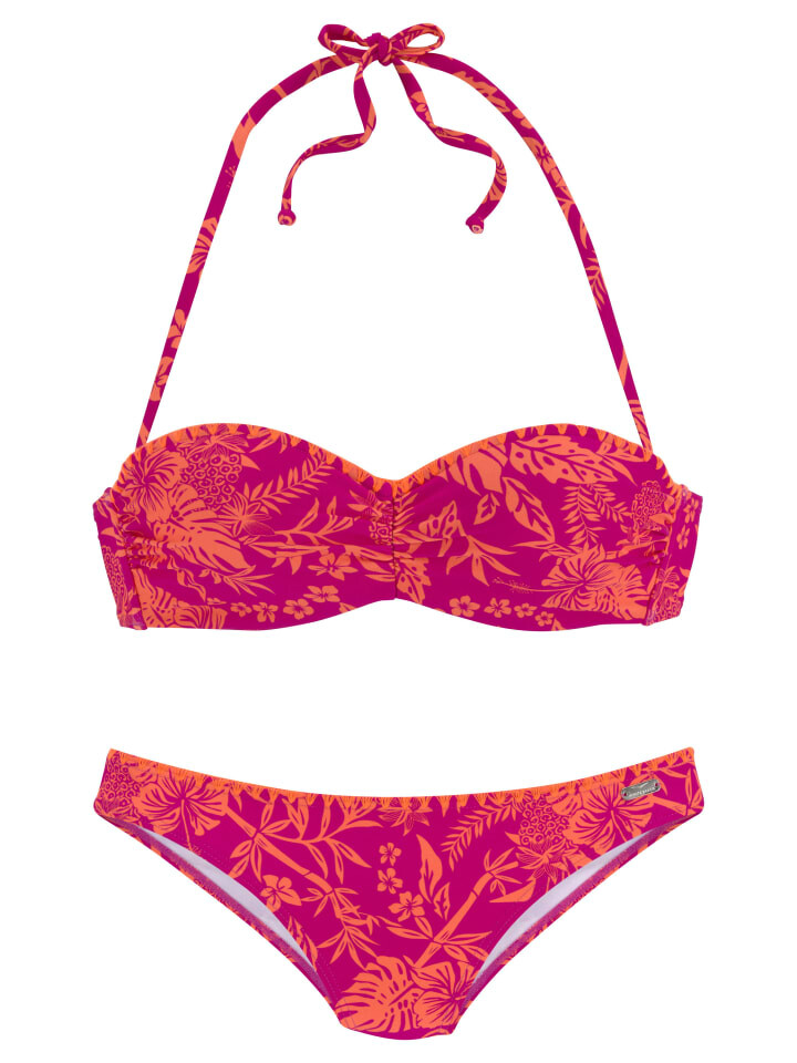 Комплект бикини Venice Beach, цвет orange-pink bedruckt
