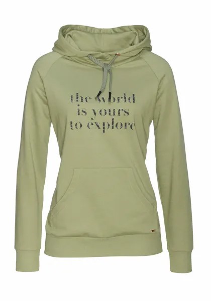 Свитер LASCANA Hoodie, хаки
