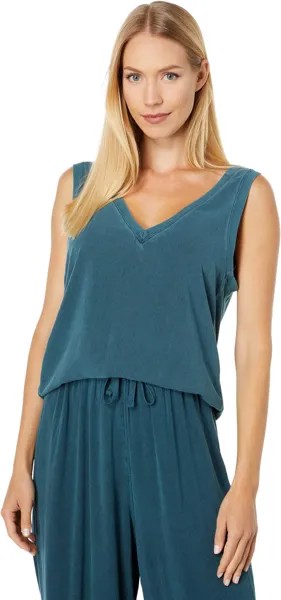 Майка Zinnia V-Neck Tank Splendid, цвет Aegean