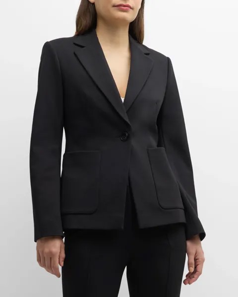 Трикотажная куртка на одной пуговице Emotional Essence DOROTHEE SCHUMACHER, цвет Pure Black