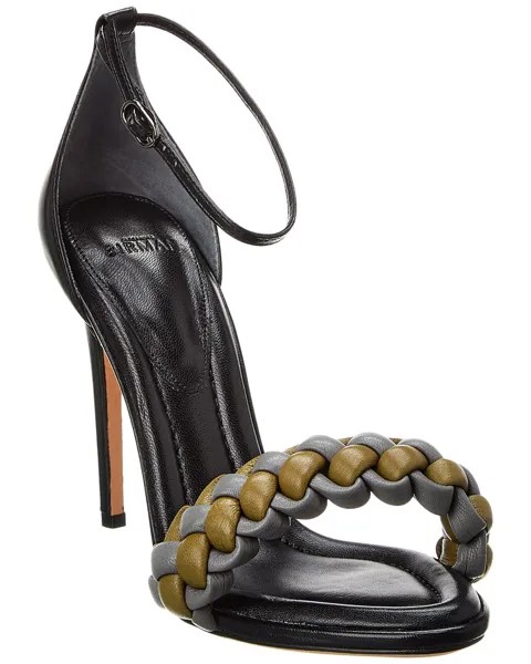 Кожаные сандалии Alexandre Birman Francisco 100, серый