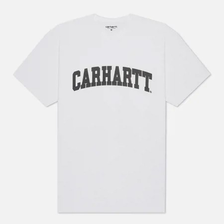 Мужская футболка Carhartt WIP S/S University, цвет белый, размер XXL