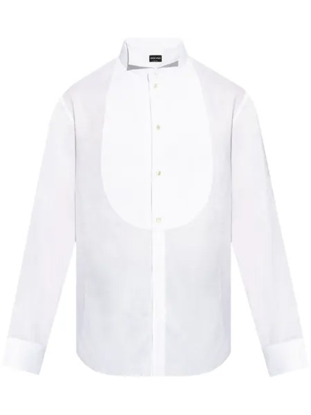 Giorgio Armani рубашка-смокинг, белый