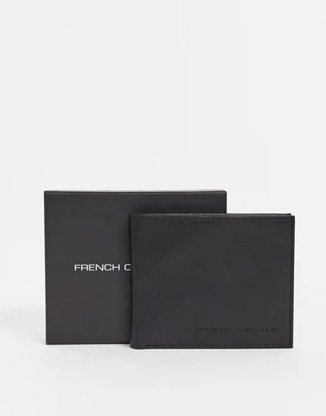 Кожаный бумажник French Connection Рremium-Черный