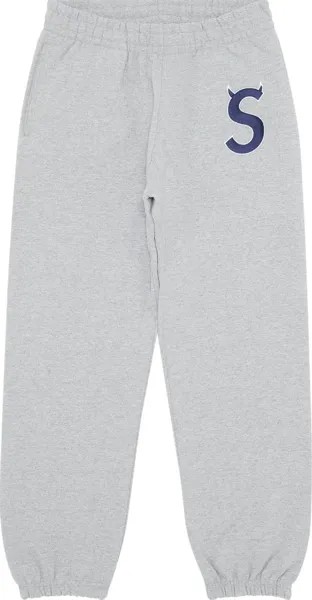 Спортивные брюки Supreme S Logo Sweatpant 'Grey', серый