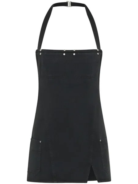 Платье мини с заклепками Dion Lee, черный