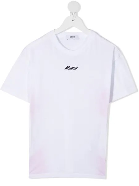 MSGM Kids футболка с логотипом