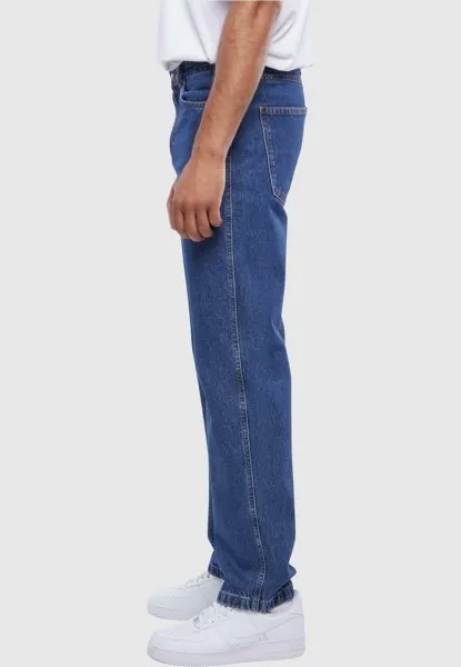 Прямые джинсы Karl Kani, полоскать синие Kmi Kk Small Signature Baggy Five Pocket