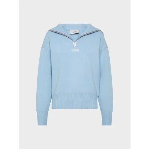 Джемпер Coperni Half-Zip Boxy, размер M, голубой