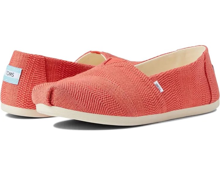 Лоферы TOMS Alpargata, цвет Paprika