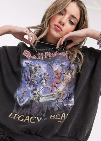 Серый свитшот Bershka