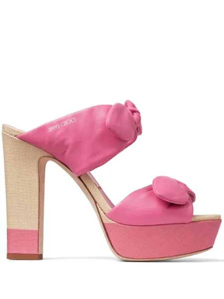 Jimmy Choo мюли Rua 120, розовый