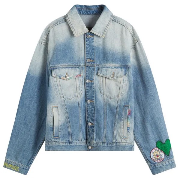 Джинсовая куртка Nahmias Playground Upcycled Denim, цвет Light Wash