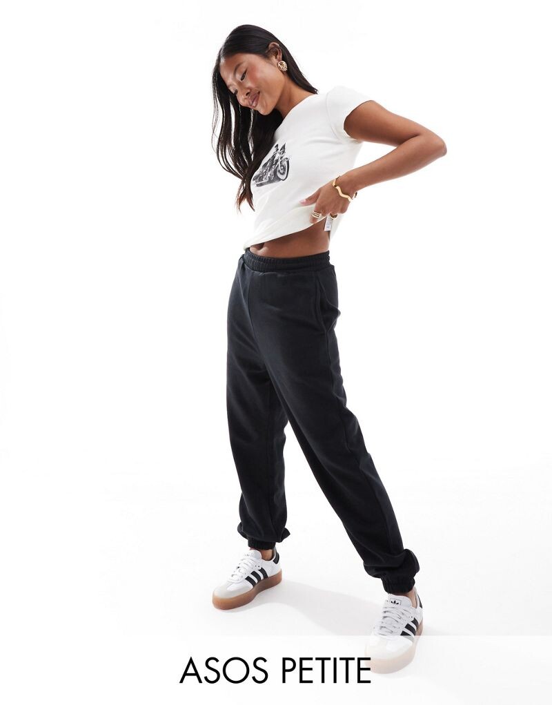 Черные джоггеры ASOS DESIGN Petite Ultimate ASOS