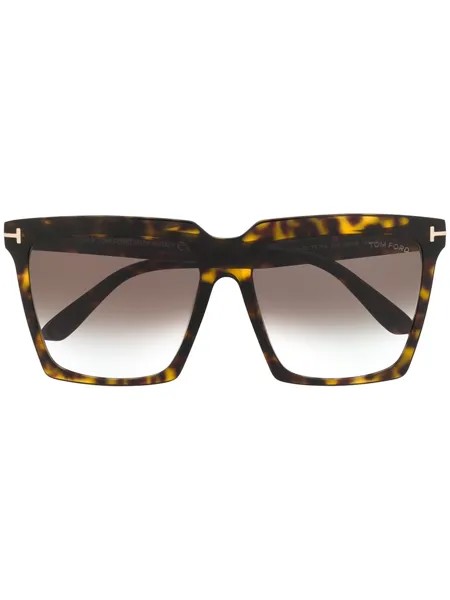 TOM FORD Eyewear солнцезащитные очки в квадратной оправе