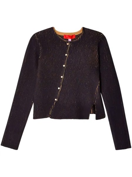 Eckhaus Latta кардиган Starling в рубчик, красный