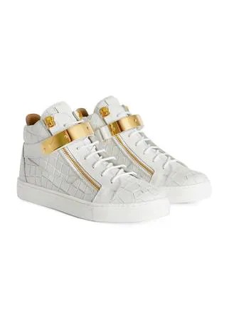 Giuseppe Junior кеды Kriss 1/2 с тиснением под змеиную кожу
