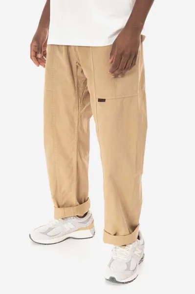 Хлопковые брюки Gadget Pant Gramicci, коричневый