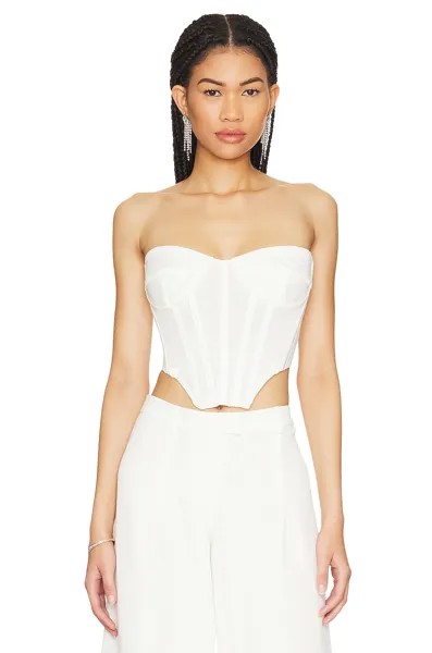 Топ Bardot Lithium Mesh Bustier, цвет Orchid White