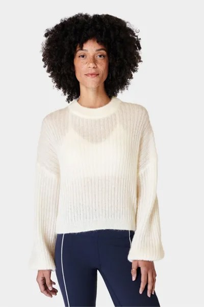 Свитер Hera с открытой спиной Sweaty Betty, белый