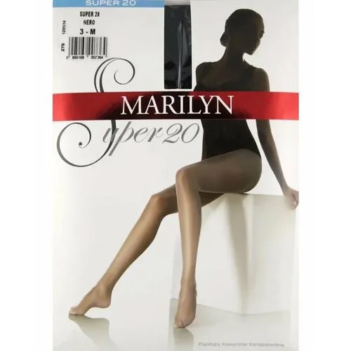 Колготки Marilyn, 20 den, размер S/2, черный
