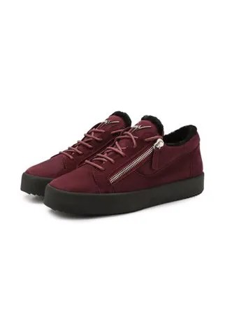 Замшевые кеды Frankie Winter Giuseppe Zanotti Design