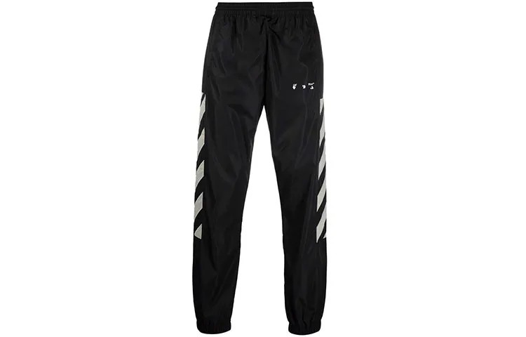 Спортивные штаны с диагональю Off-White, черный
