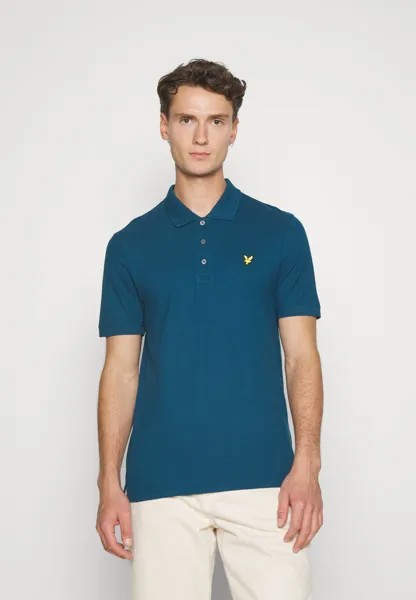 Рубашка-поло PLAIN Lyle & Scott, апрель темно-синий