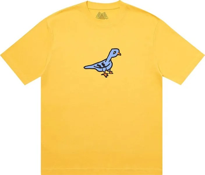 Футболка Palace Pigeon Hole T-Shirt 'Yellow', желтый