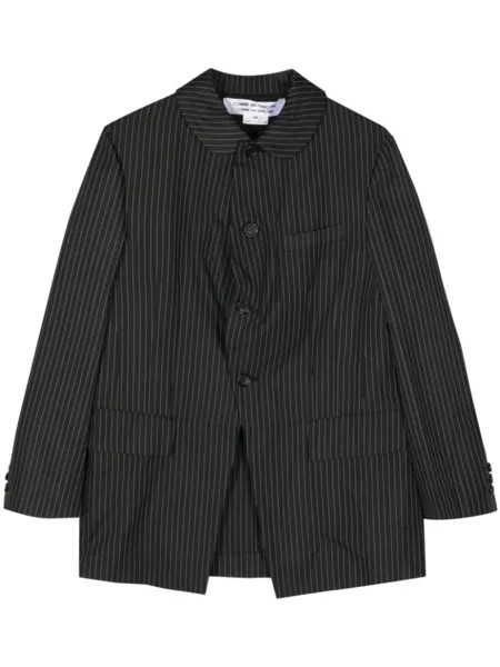 Однобортный пиджак в полоску Comme Des Garçons Comme Des Garçons, черный