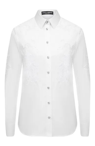 Хлопковая рубашка Dolce & Gabbana