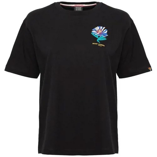 Футболка SCOTCH & SODA, размер S, черный