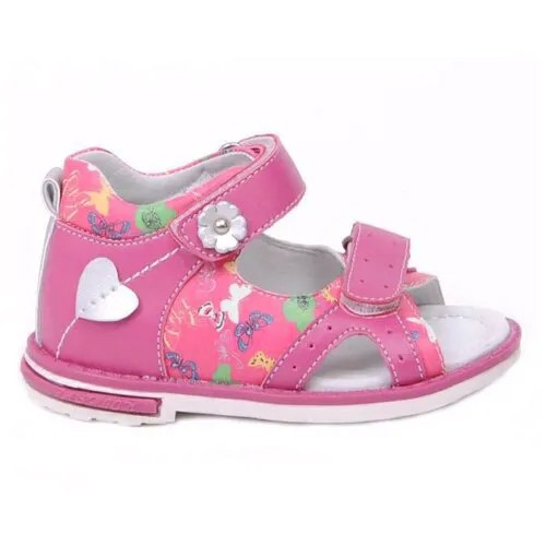 Туфли ортопедия для девочек, цвет фуксия, размер 21, бренд Лёва Солнечный, артикул BP8065-05