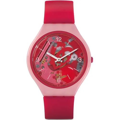 Наручные часы swatch, красный