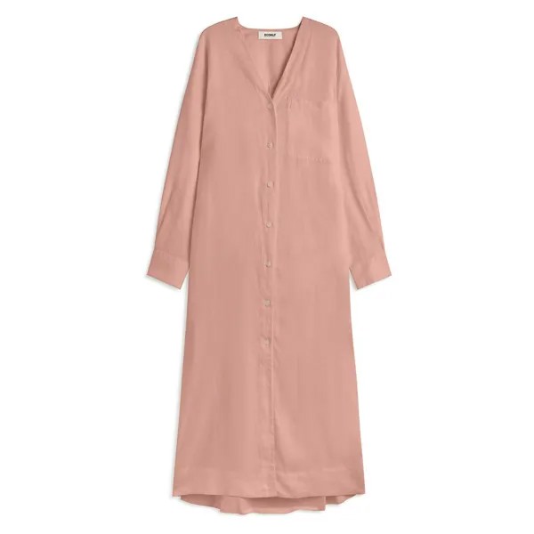 Платье Ecoalf Apatite long sleeve long, розовый