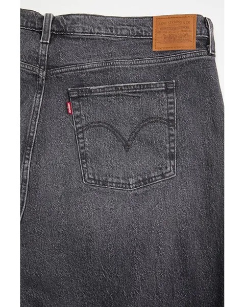 Джинсы Levi's Premium Plus Size Ribcage Straight Ankle, цвет Well Worn