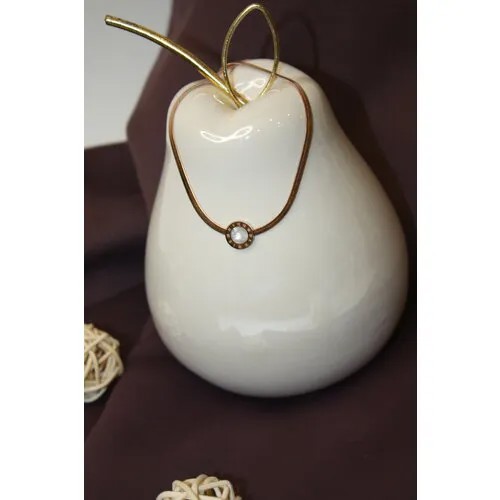 Комплект бижутерии XUPING JEWELRY: подвеска, цепь, кварц, размер колье/цепочки 44 см, черный, золотой
