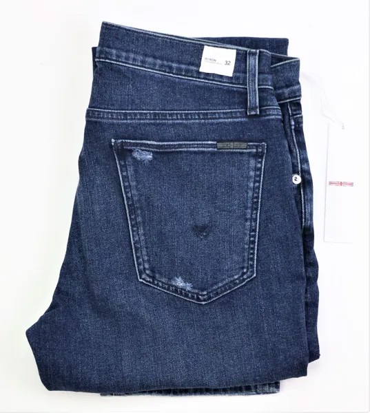 Новые прямые мужские джинсы HUDSON Byron, размеры W32 33 34 36 L34