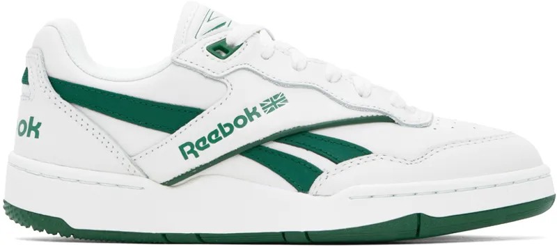 Бело-зеленые кроссовки BB 4000 II Reebok Classics